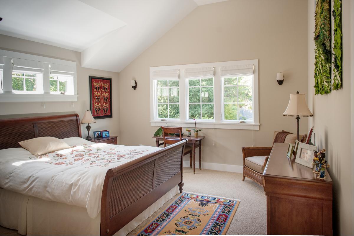 Wagstaff + Rogers Architects Austin San Anselmo Craftsman Style Bungalow Kid's Room Master Principal  Bedroom Suite